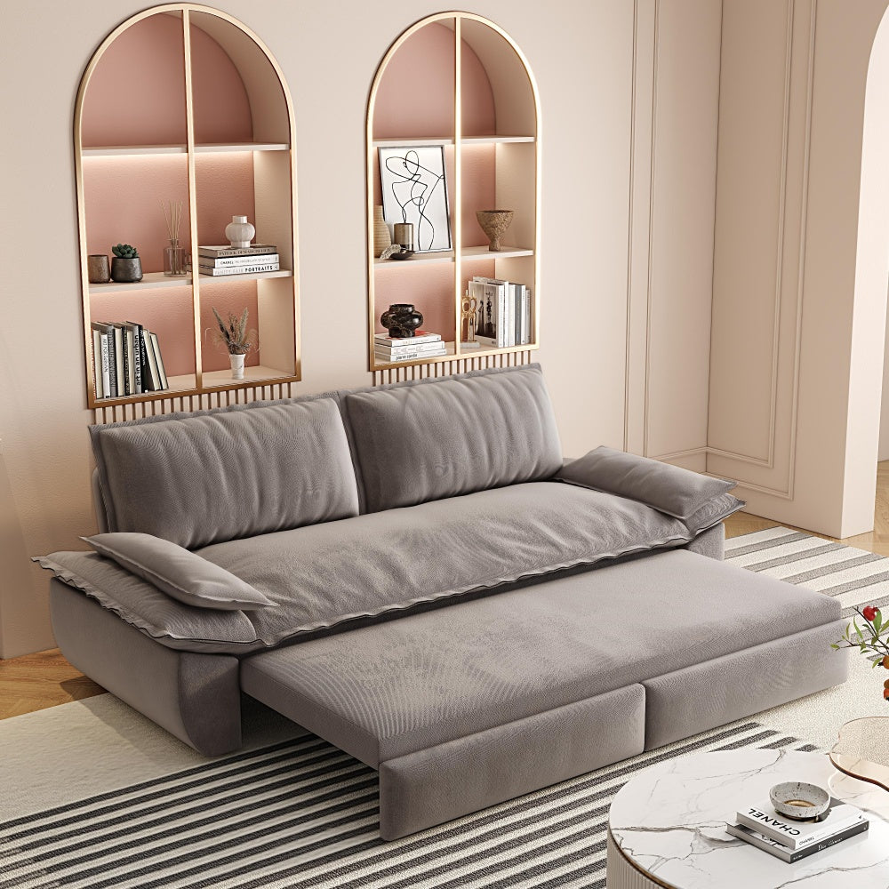 73.2" Queen Pull-Out Sofa Bed