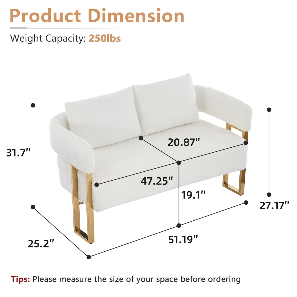 Modern Loveseat Sofa