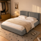 Velvet Upholstered Platform Bed