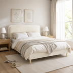 Teddy Bear Plush Platform Bed