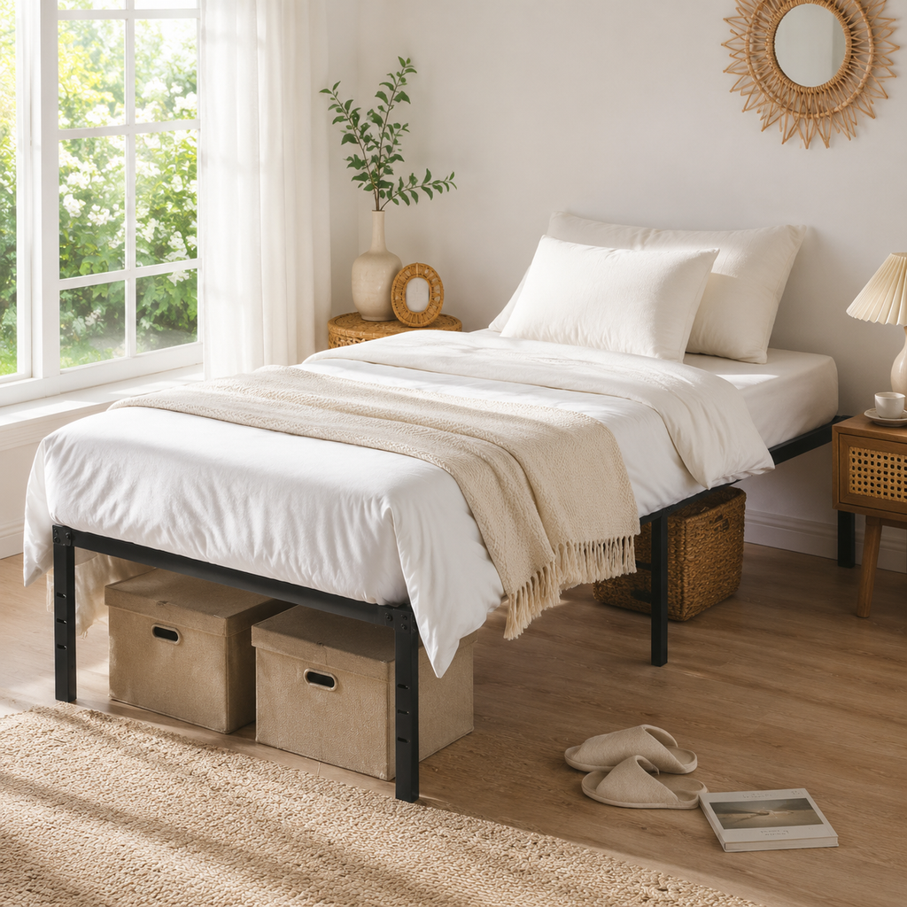 Heavy Duty Metal Platform Bed Frame