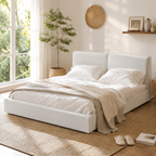 Velvet Upholstered Platform Bed
