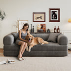78.8" Convertible Floor Sofa Bed