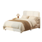 Boucle Platform Bed