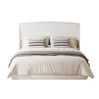 Linen Upholstered Platform Bed