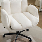 Modern Chenille Swivel Office Chair