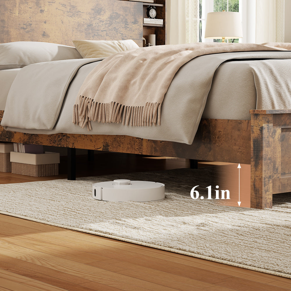 Wood Platform Bed