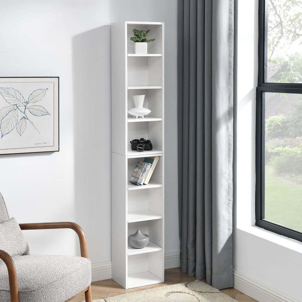 8-Tier Media Tower Rack