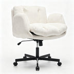 Modern Chenille Swivel Office Chair