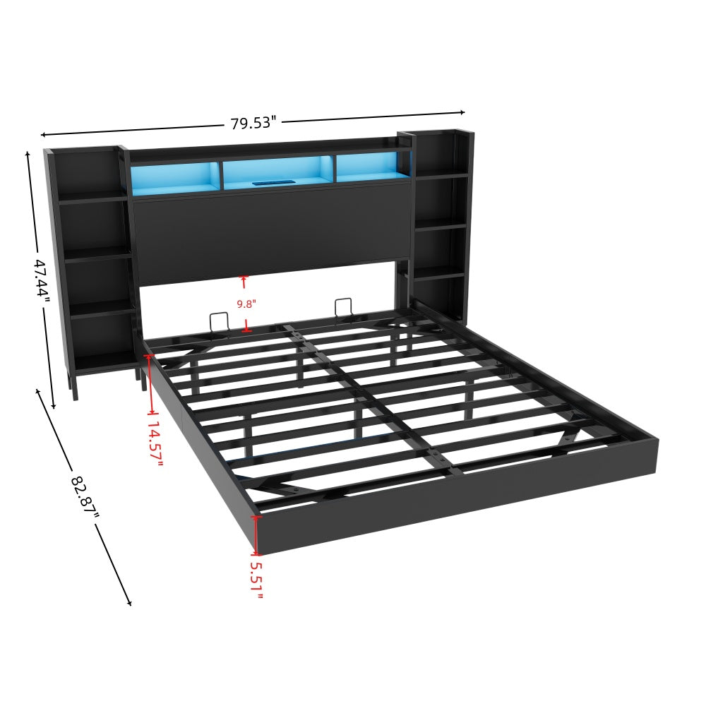 Floating Platform Bed