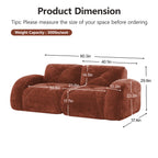 2-Piece Modular Cloud Sofa Set
