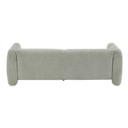 83" Modern Wave Design 3-Seat Boucle Sofa
