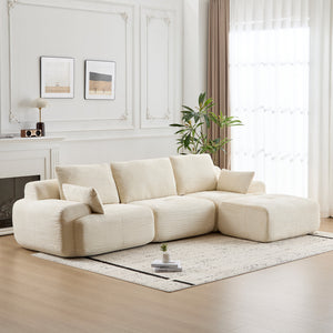 Beige 3 Seat