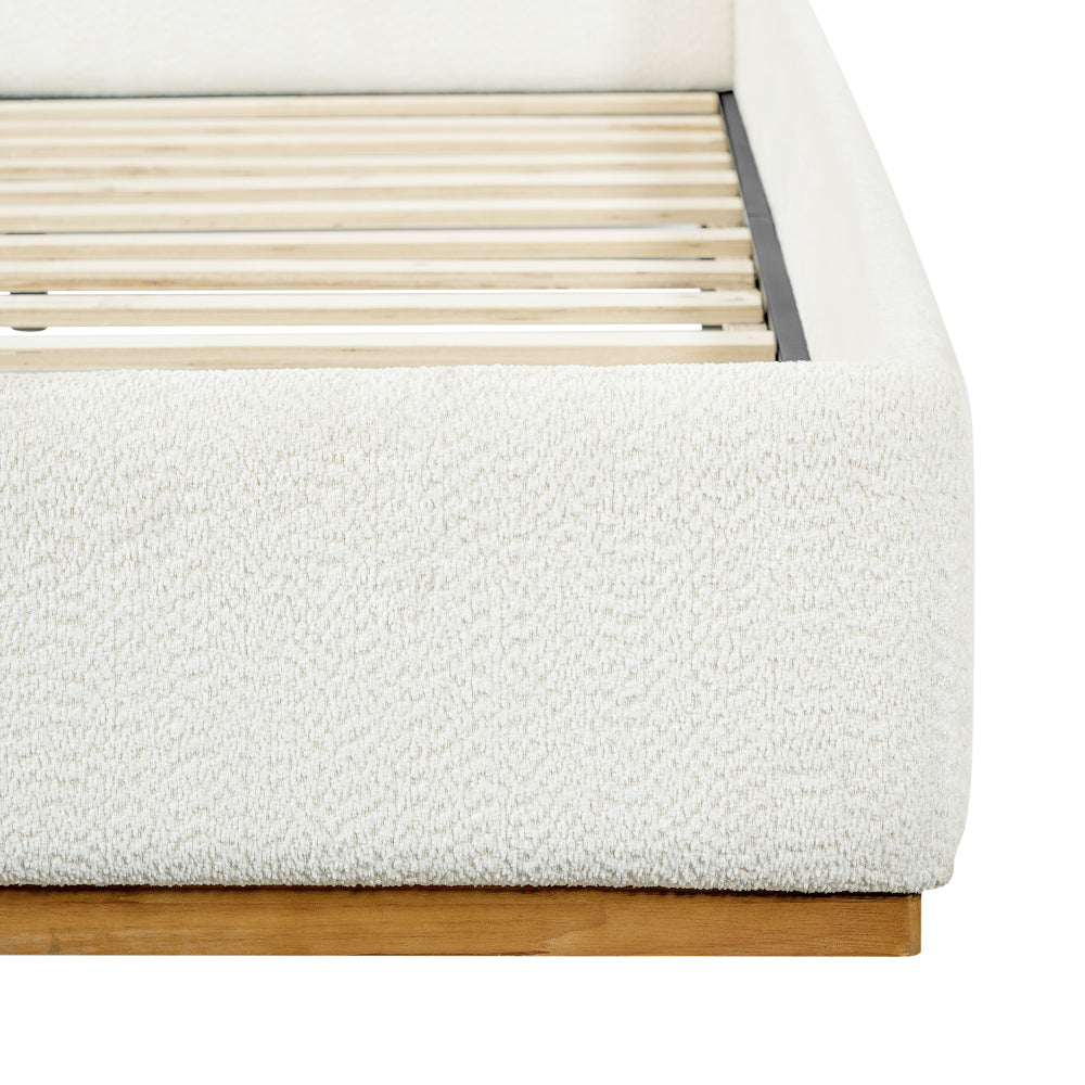 Luxury Wingback Platform Bed