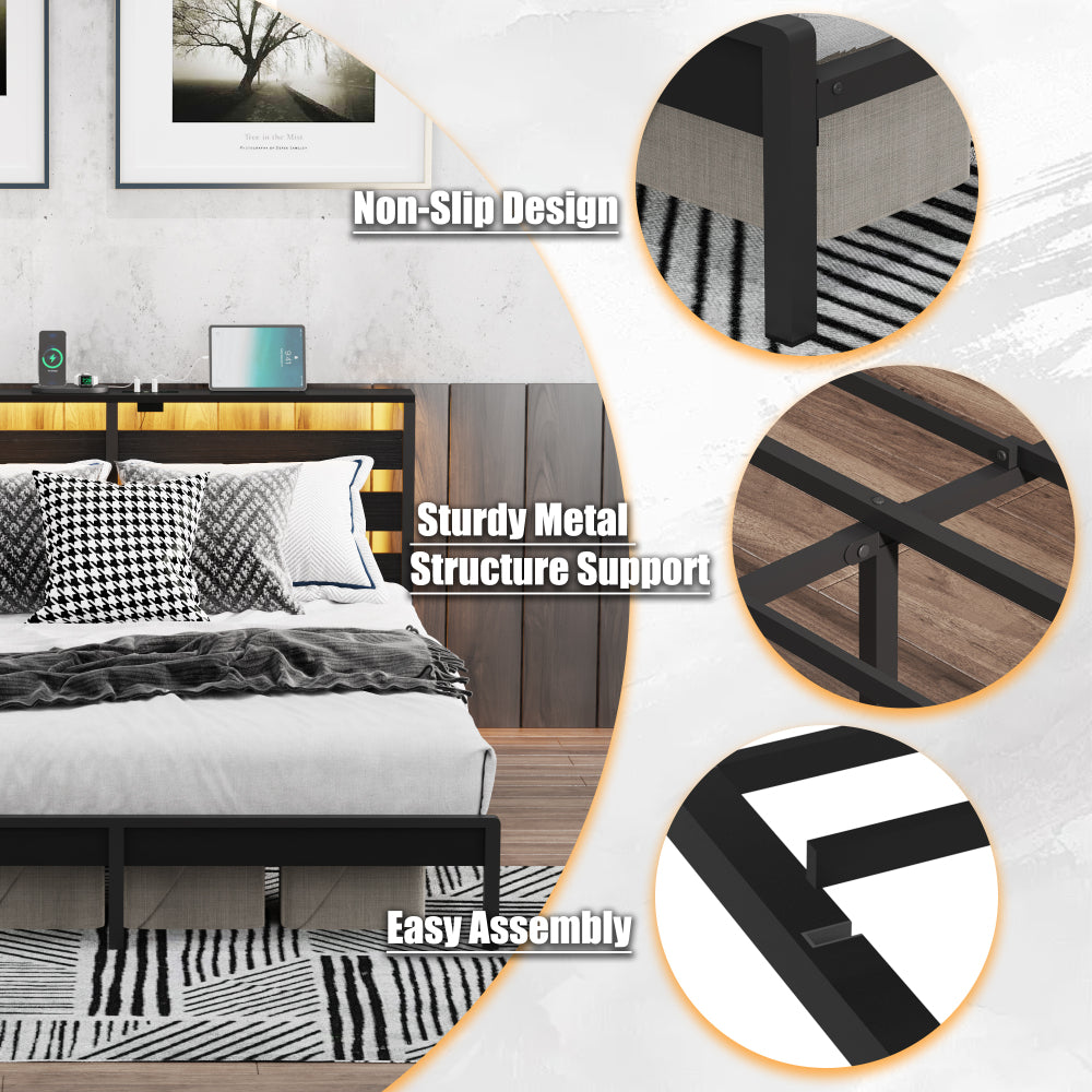 Metal Platform Bed