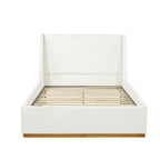 Luxury Wingback Platform Bed