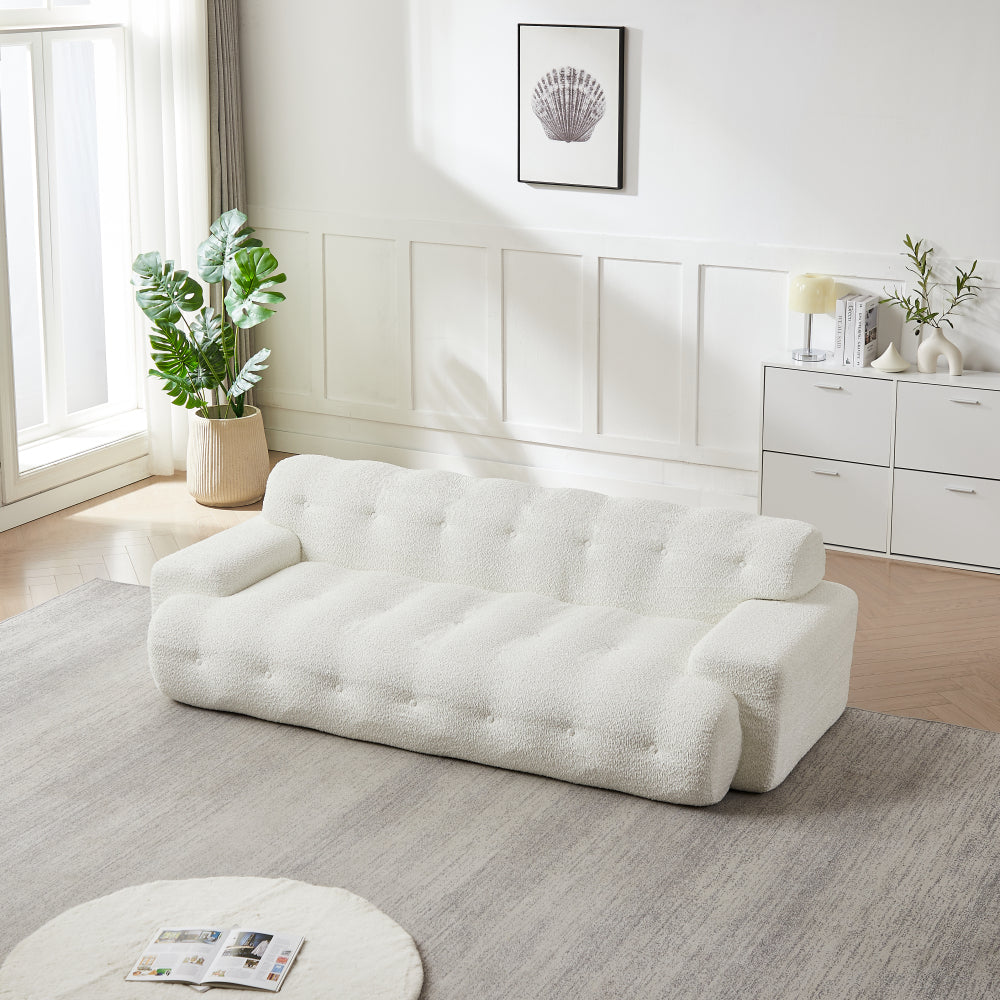87.4" Cloud Series 3-Seat Minimalist