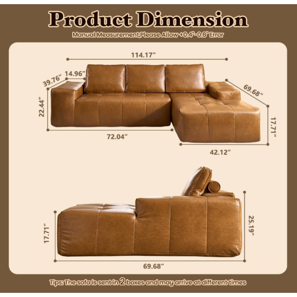 Boneless Couches for Living Room