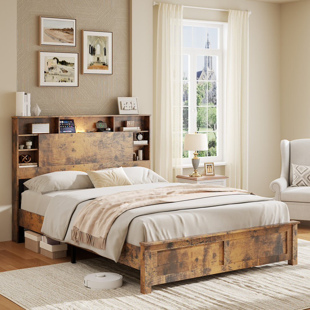 Wood Platform Bed