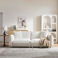 87.4" Sherpa Cloud 3-Seater Loveseat Sofa