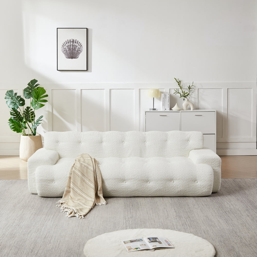 87.4" Cloud Series 3-Seat Minimalist