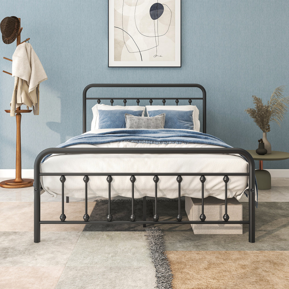 Victorian Metal Platform Bed Frame