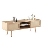 55.12" Rattan TV cabinet