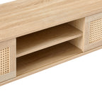 55.12" Rattan TV cabinet