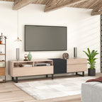 Modern TV Stand for 80'' TV with Double Storage