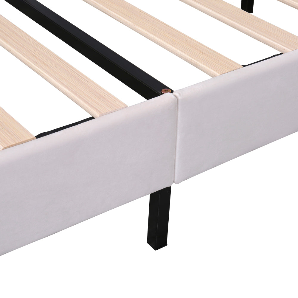 Velvet Platform Bed