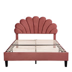 Velvet Platform Bed