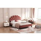 Velvet Platform Bed