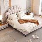 Velvet Platform Bed