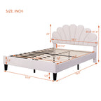 Velvet Platform Bed
