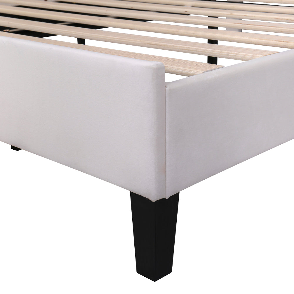 Velvet Platform Bed