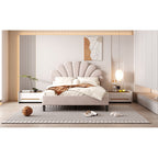 Velvet Platform Bed