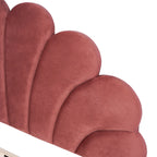 Velvet Platform Bed