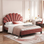 Velvet Platform Bed