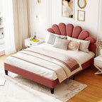 Velvet Platform Bed