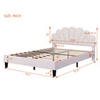 Velvet Platform Bed