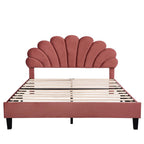 Velvet Platform Bed