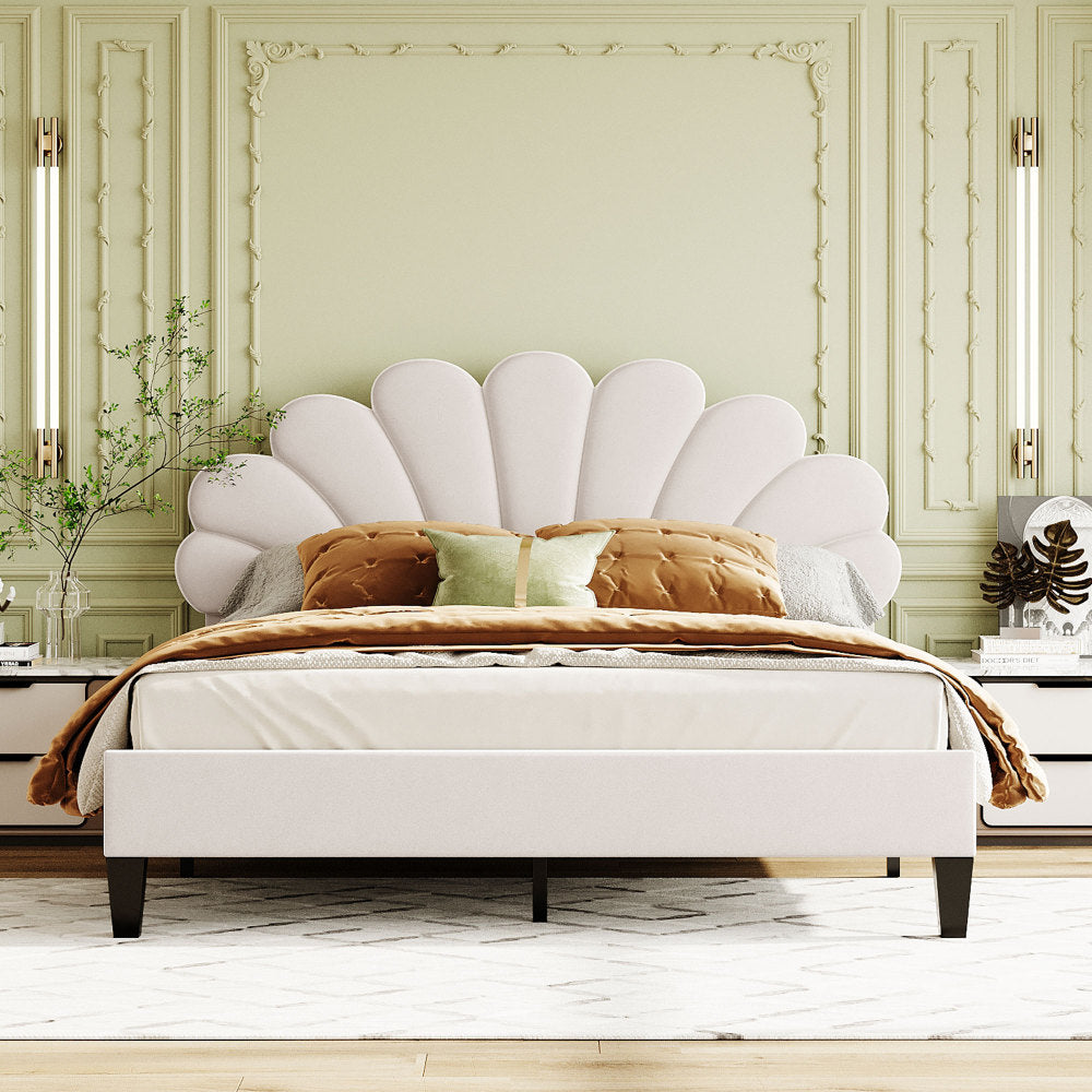 Velvet Platform Bed