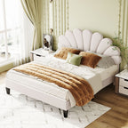 Velvet Platform Bed