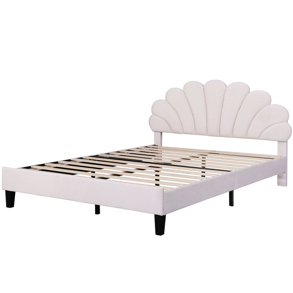 Velvet Platform Bed