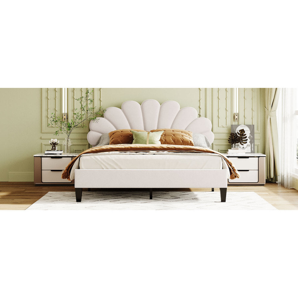Velvet Platform Bed