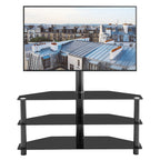35.4 inch Black Multi-function TV Stand Height