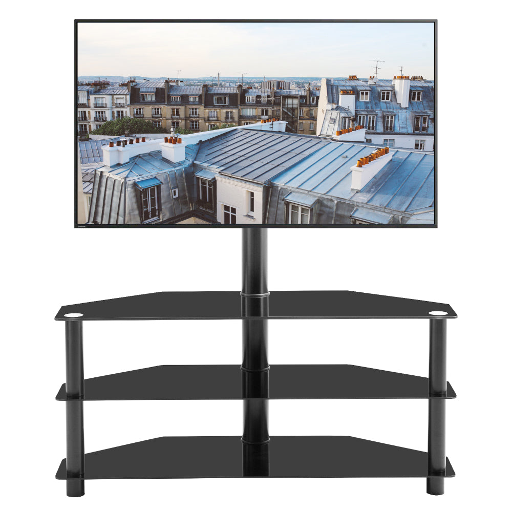 35.4 inch Black Multi-function TV Stand Height