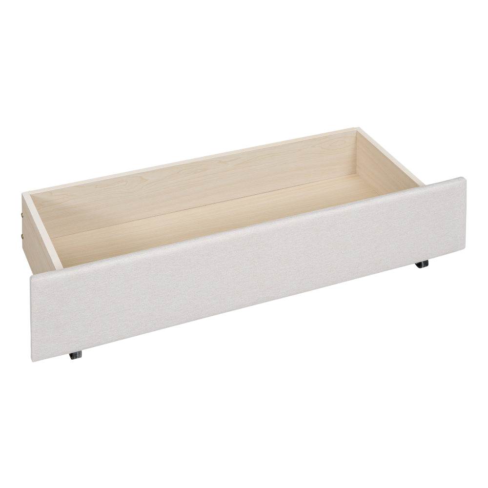 Upholstered Platform Bed with 2 Storage Drawers