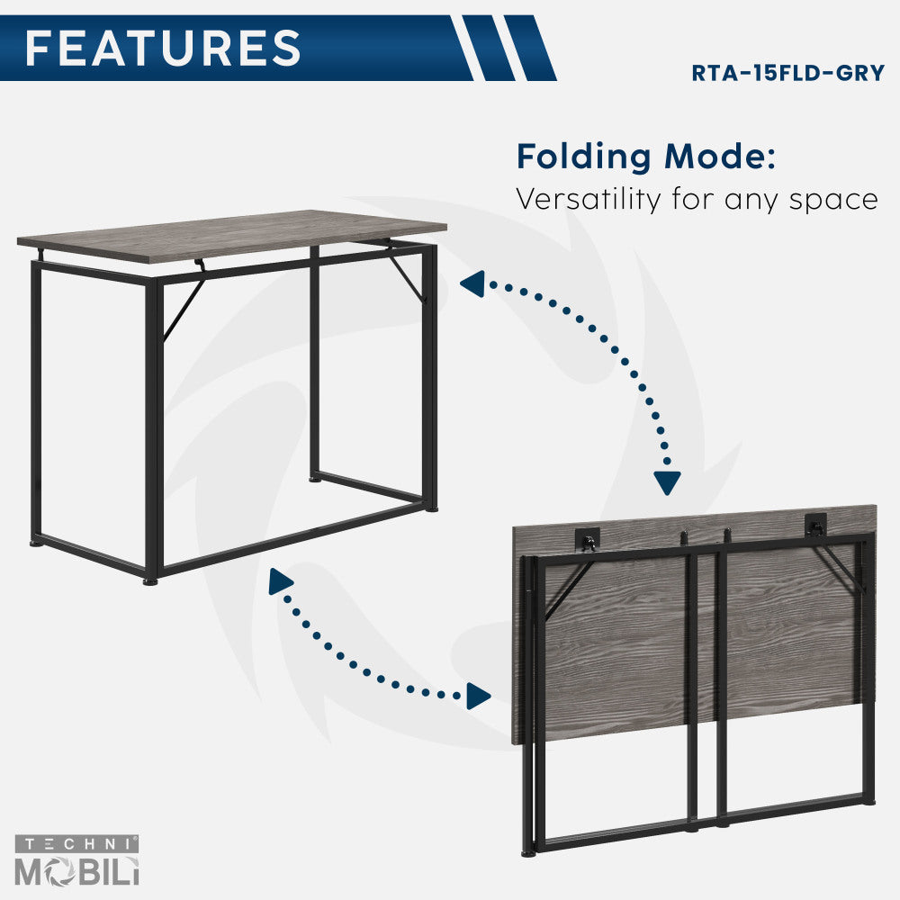Techni Mobili Space Saving Folding Desk