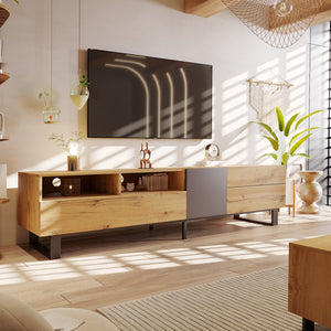 Wood + Particle Board + 70-79 inches + 70-79 inches